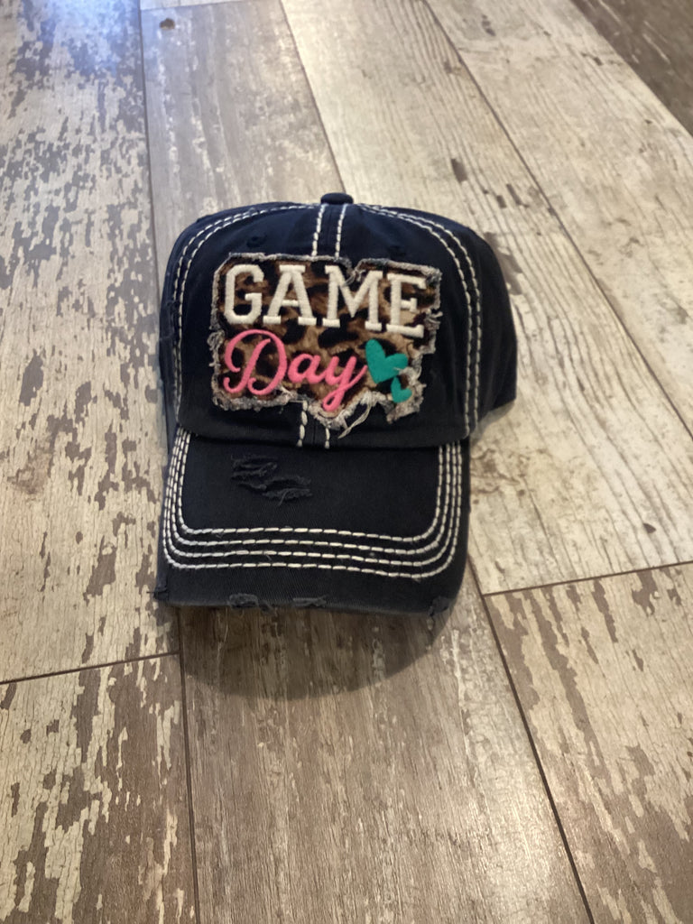 Leopard Game Day hat