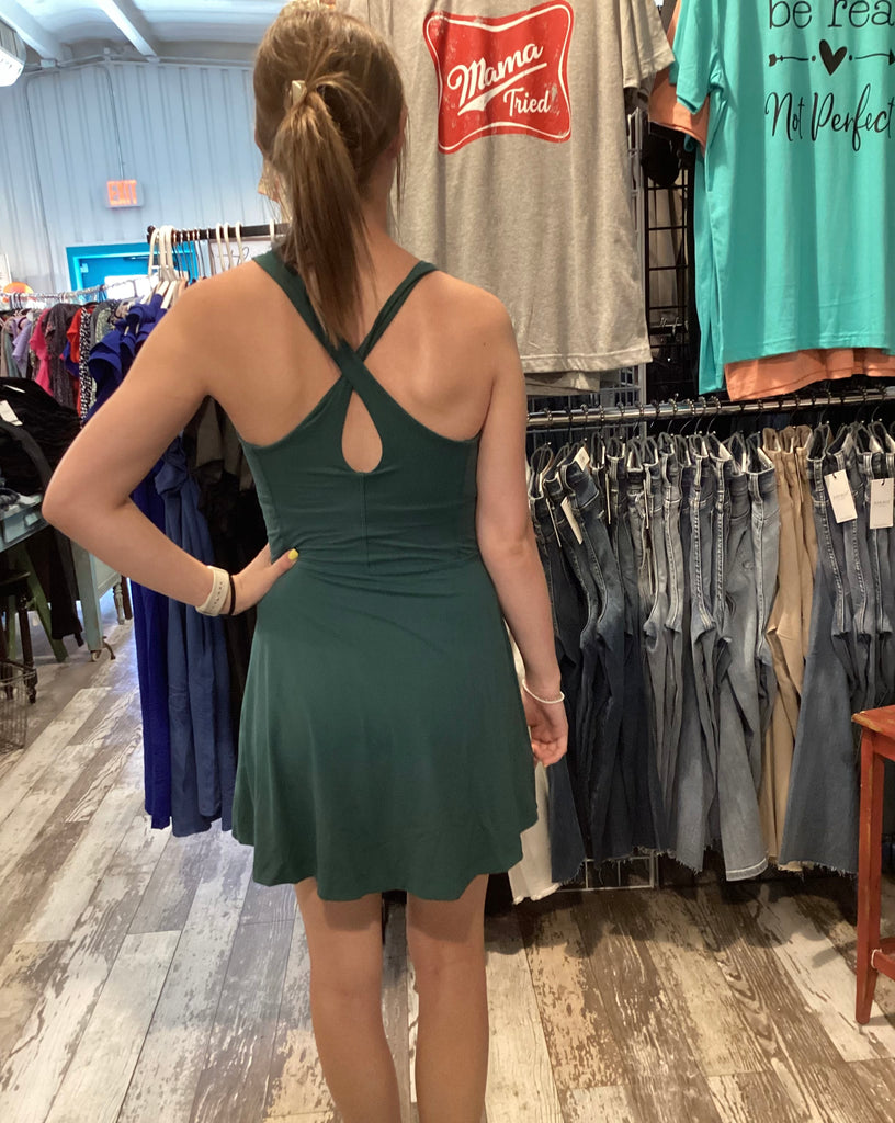 Green Activewear Dress