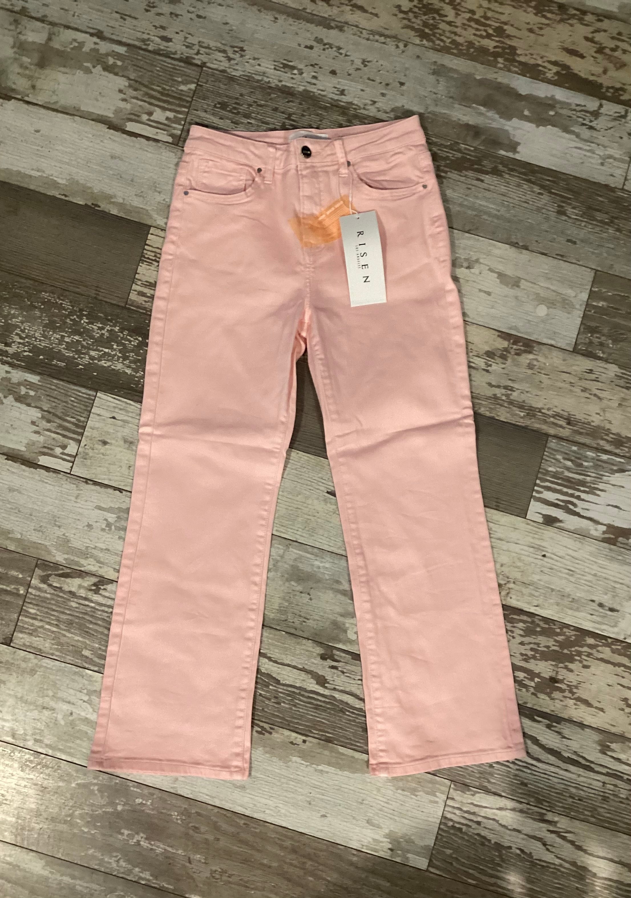 Risen Pink Straightleg Jeans