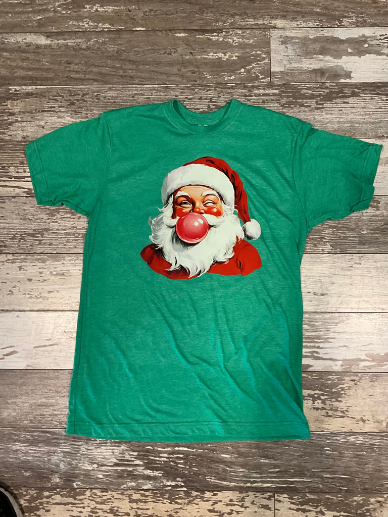 Santa Blowing Bubble T-shirt